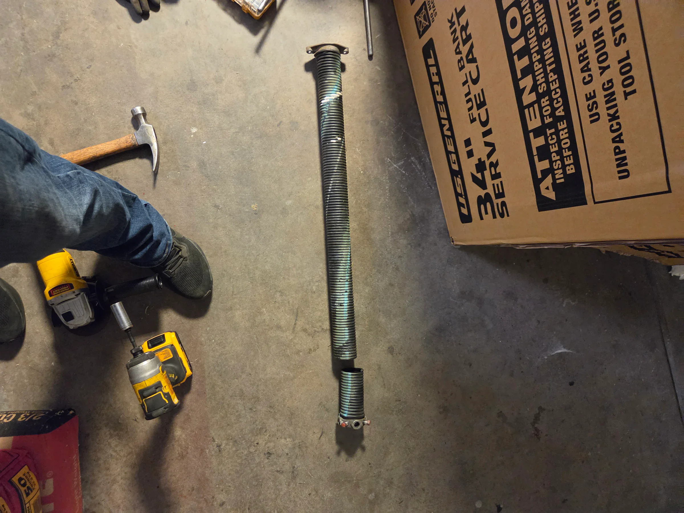 Completed 2 springs replacement in Rocklin, California, photo 1 of 2
